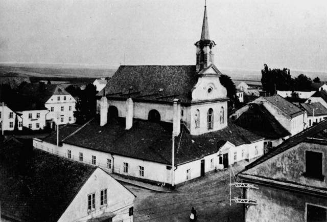 Dnes již neexistující kostel sv. Floriána