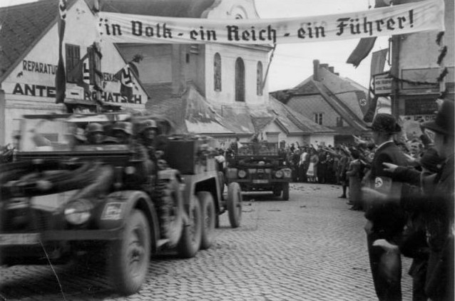 Příjezd Wehrmachtu do Svitav v říjnu 1938